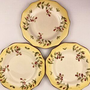 Better Homes & Gardens Tuscan Retreat 8.75 inch salad/side plates, set of 3